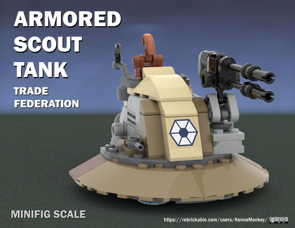 Lego Armored Scout Tank Trade Federation