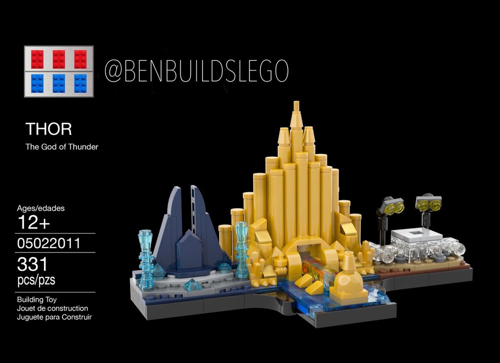 Lego Thor skyline