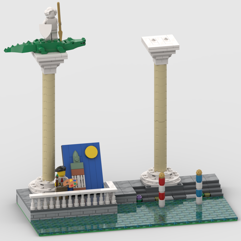 Lego Saint Mark's Square Columns