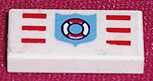 Lego Tile 1 x 2 with Coast Guard Pattern (Sticker) - Set 6353