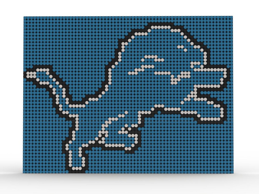 Lego Detroit Lions Logo