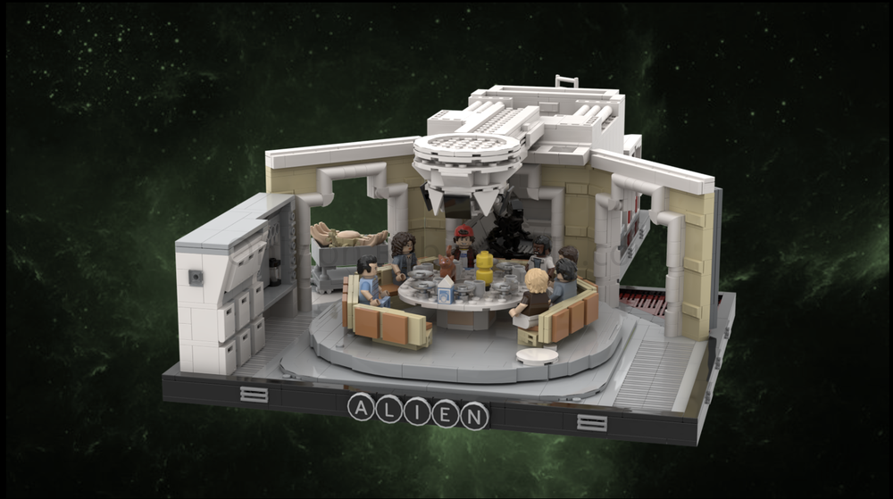 Lego Alien : The 8th Passenger Diorama - upgraded PDF instructions