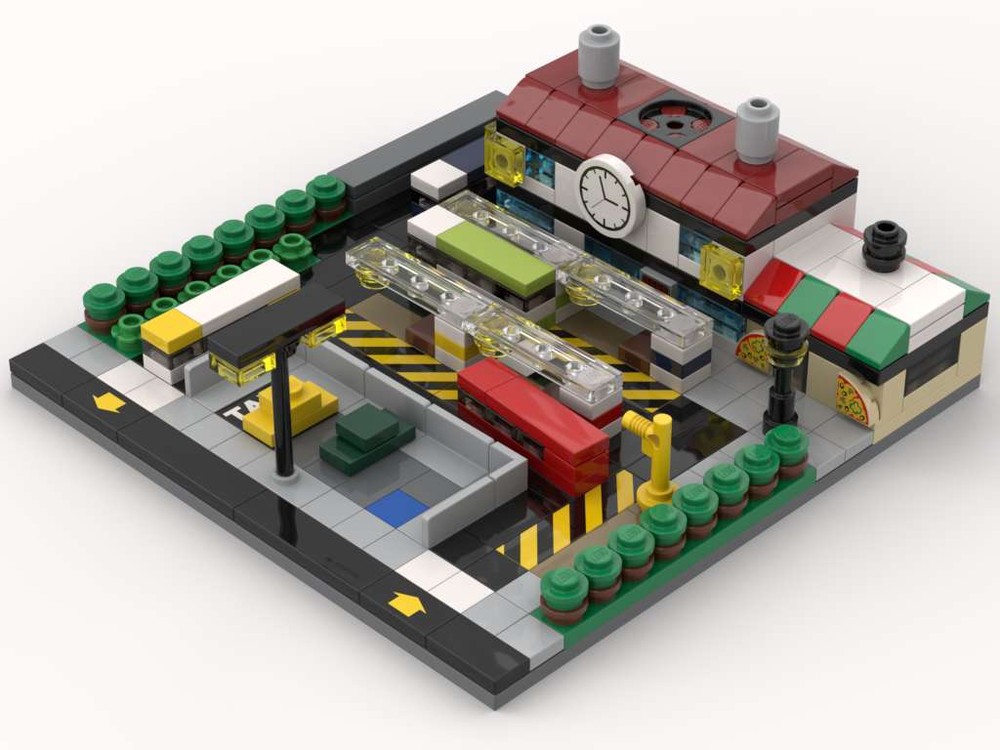 Lego Modular Bus Station #1