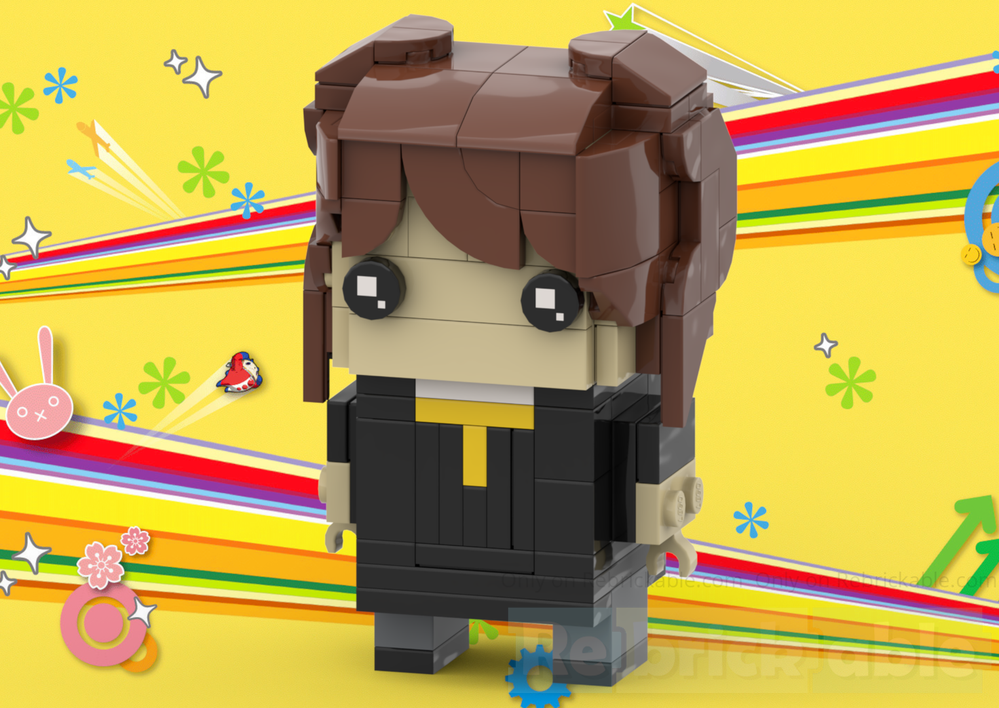 Lego Rise Kujikawa BrickHead - Persona 4