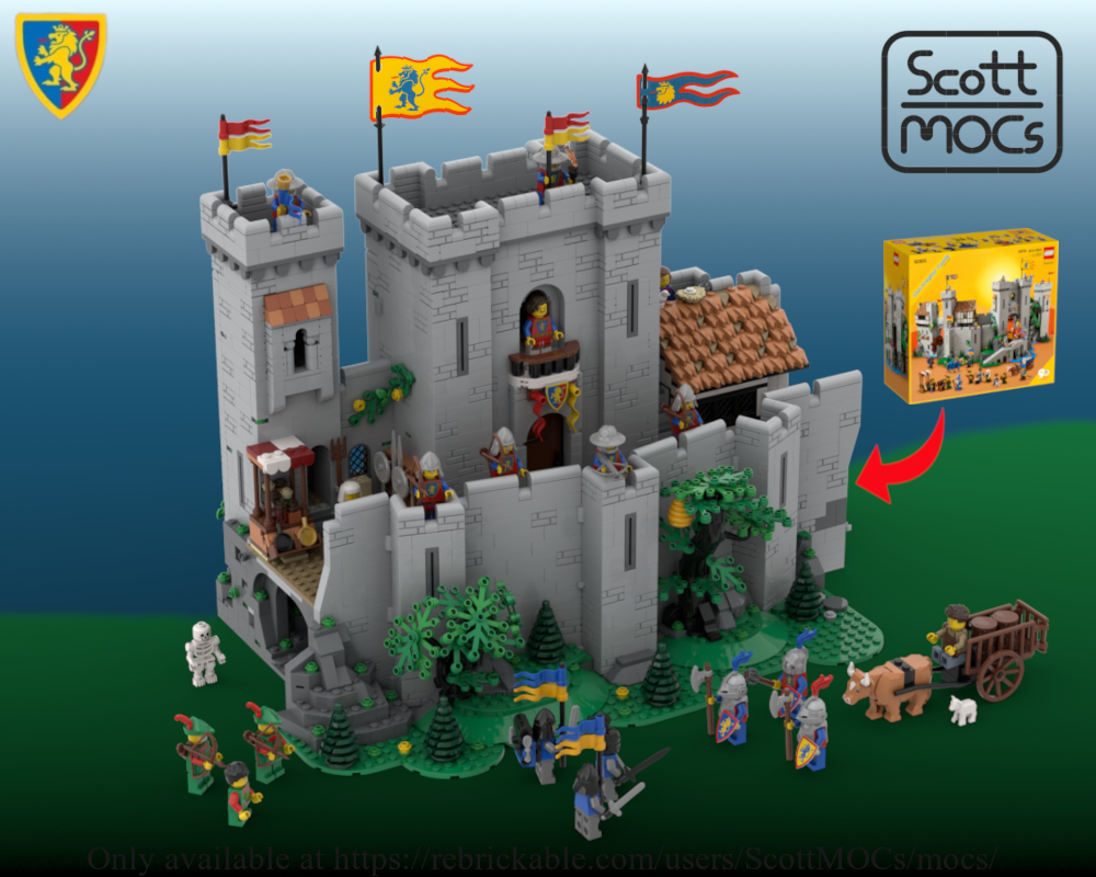 Lego Lion Knights' Keep - 10305 Castle Expansion