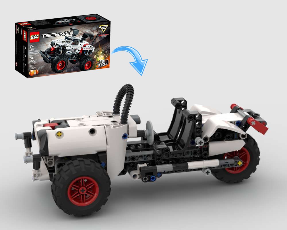 Lego Morgan Three Wheeler 42150 Alternative