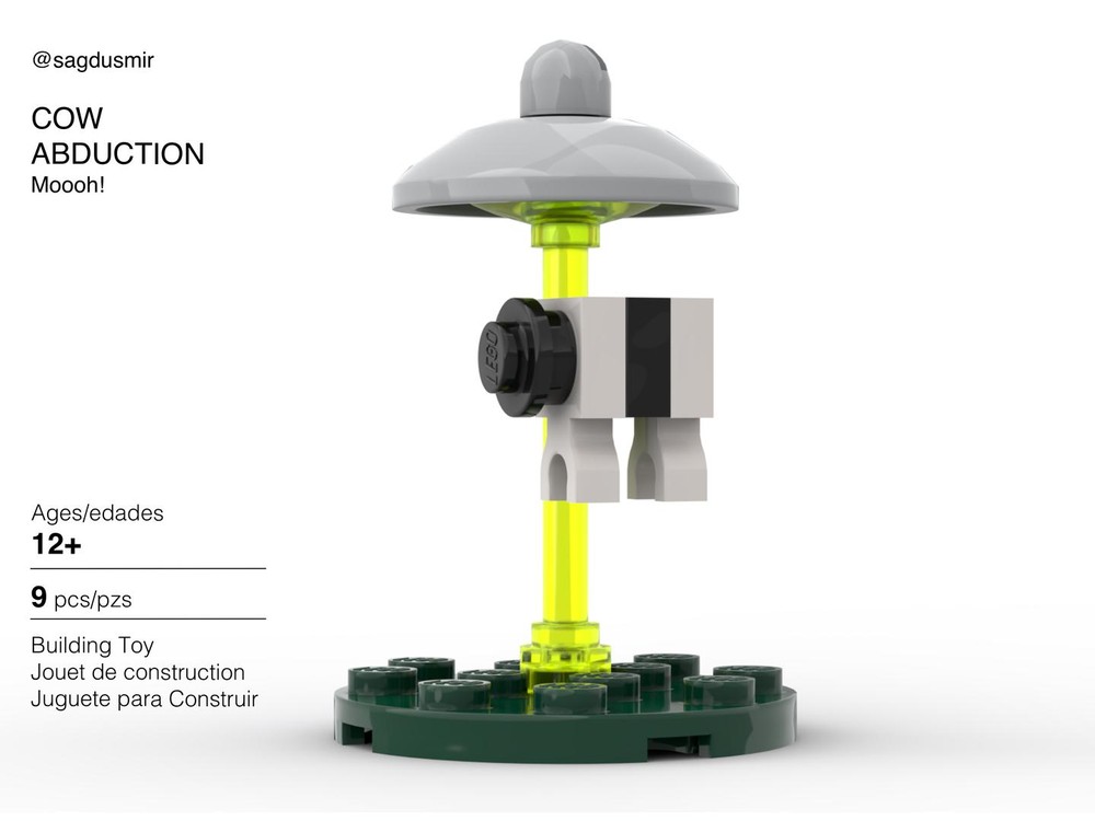 Lego Cow abduction