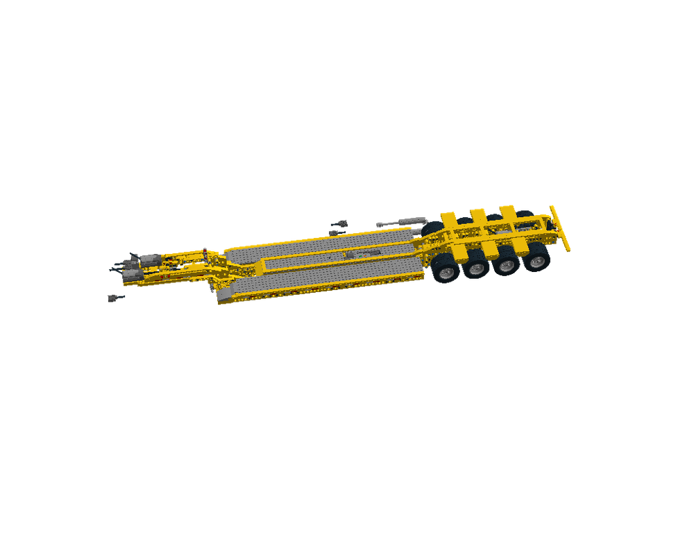 lego technic gooseneck trailer yellow
