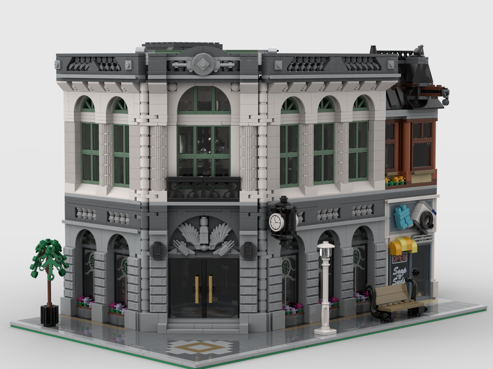 Lego Brick Bank Corner