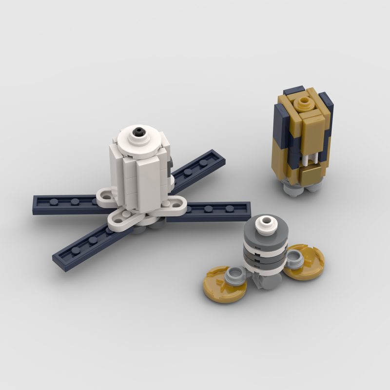 Lego 1:220 ATV HTV and Cygnus (ISS Scale)