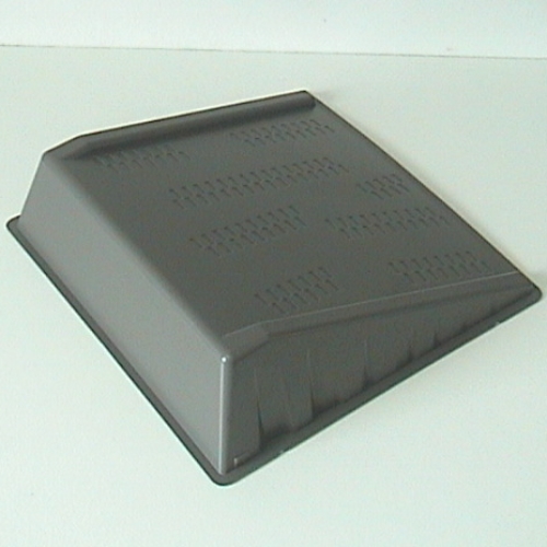 Lego Baseplate Raised Ramp 190 x 190 x 50 mm (Technic, Racers) / Dark Gray