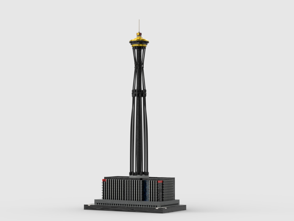 Lego Sydney Tower at 1/650th Scale