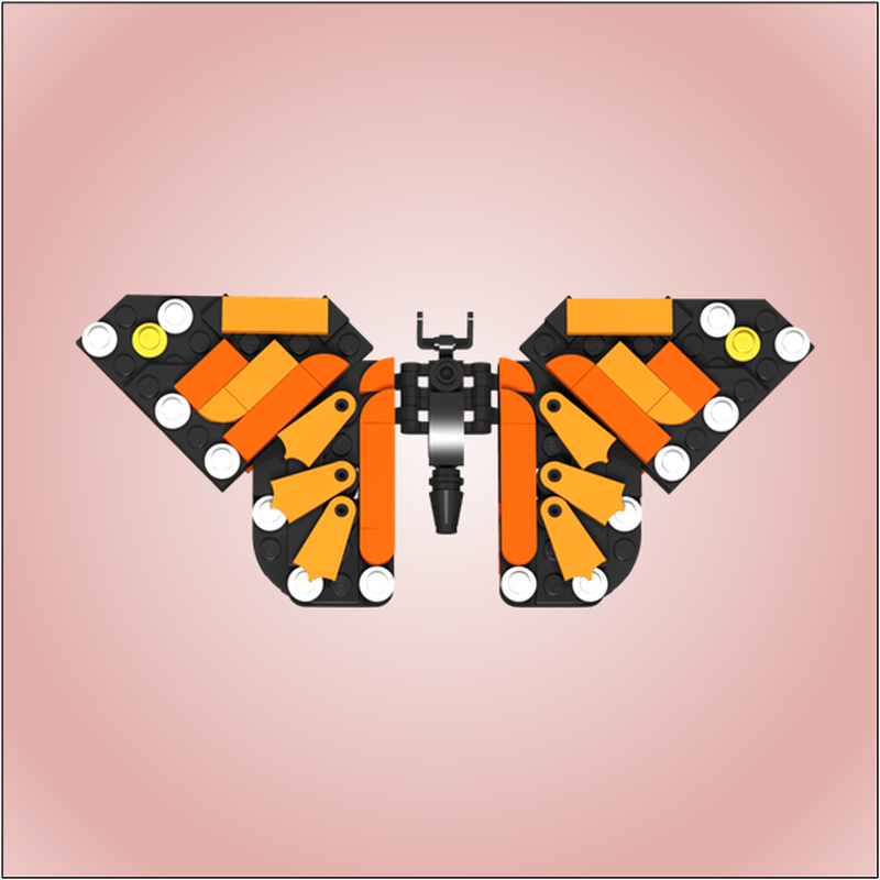 Lego Monarch Butterfly