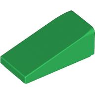 Lego Brick Sloped 18° 2 x 1 x 2/3 / Green
