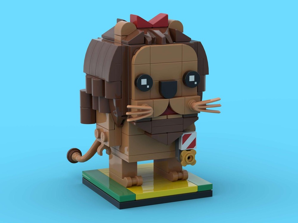 Lego Cowardly Lion (Wizard of Oz)