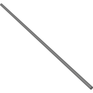 Lego Hose, Pneumatic 4mm D. 19L / 15.2cm / Light Gray