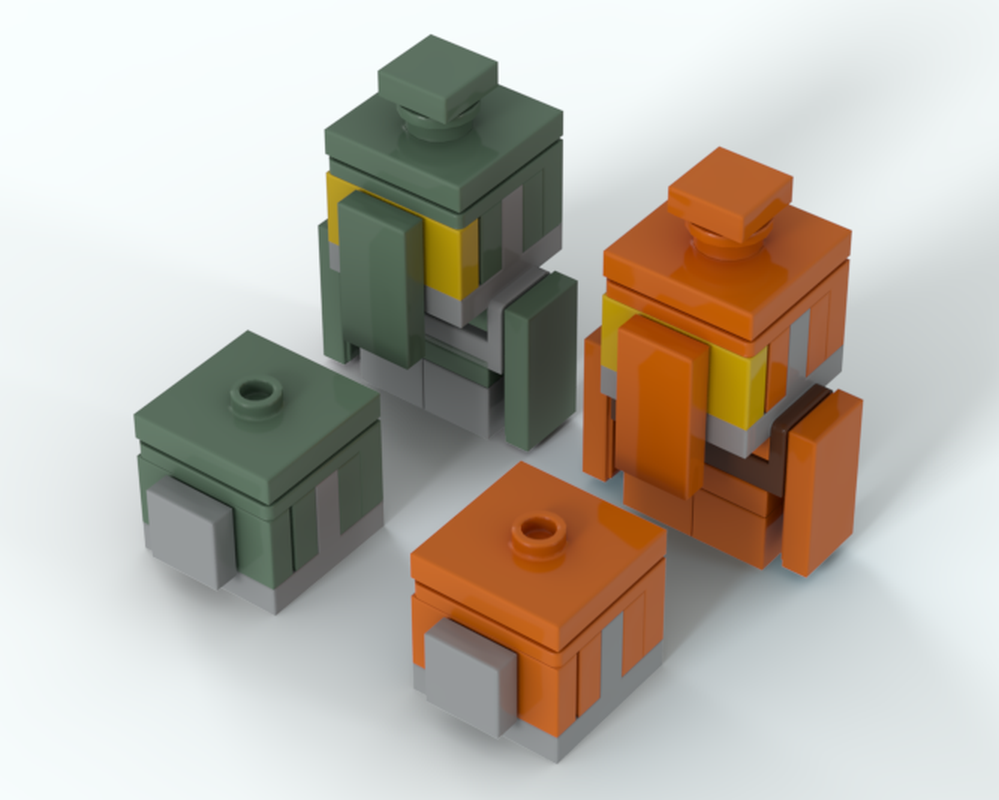 Lego copper golems and chests