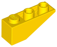 Lego Slope, Inverted 33 3 x 1 / Yellow
