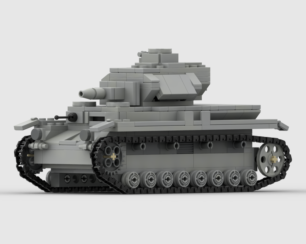 LEGO WW2 Panzer IV Tank