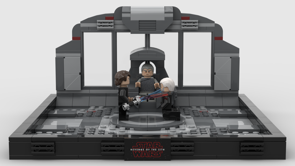 Lego Episode III Count Dooku's Death Diorama