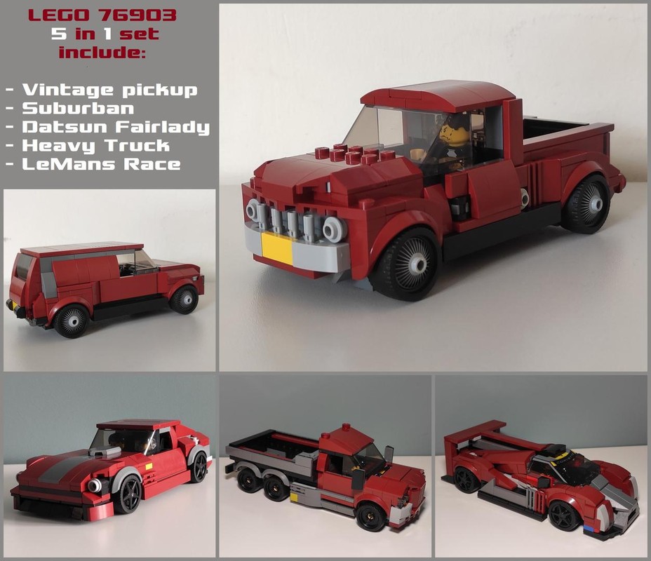 Lego 76903 5 in 1 set