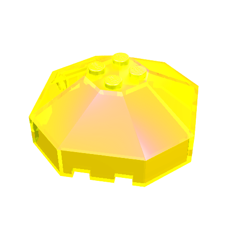 Lego Windscreen 6 x 6 Octagonal Canopy without Axle hole