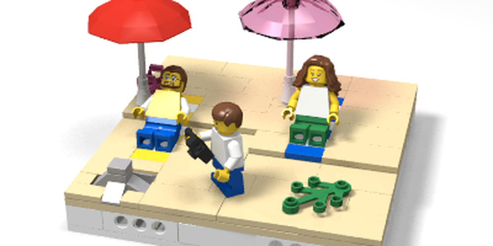 Lego Beach on MILS Plate #2