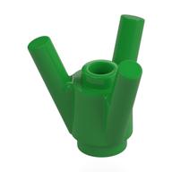 Lego Brick Round 1 x 1 with 3 Bars / Bright Green
