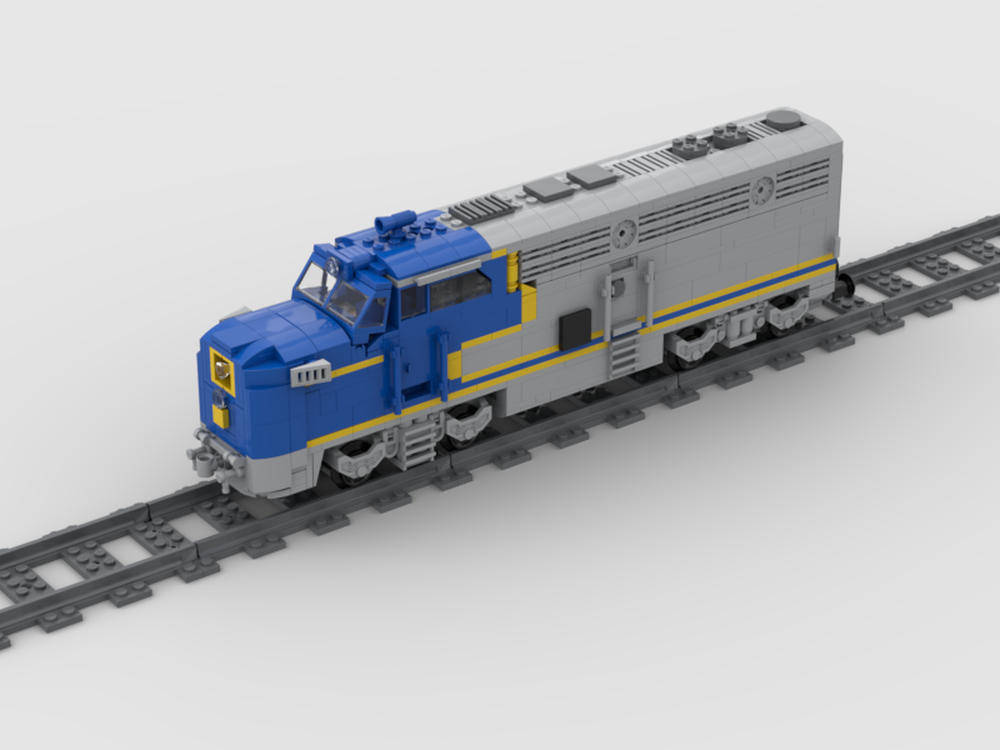 Lego Delaware and Hudson ALCO cab unit diesel (6-wide)