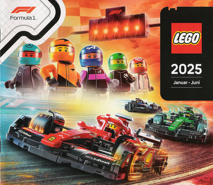 Lego 2025 Large German / Austrian January - June (DE/A f/B.R. - 6543355, DE-A - 6543369, 6543371, 6543373)
