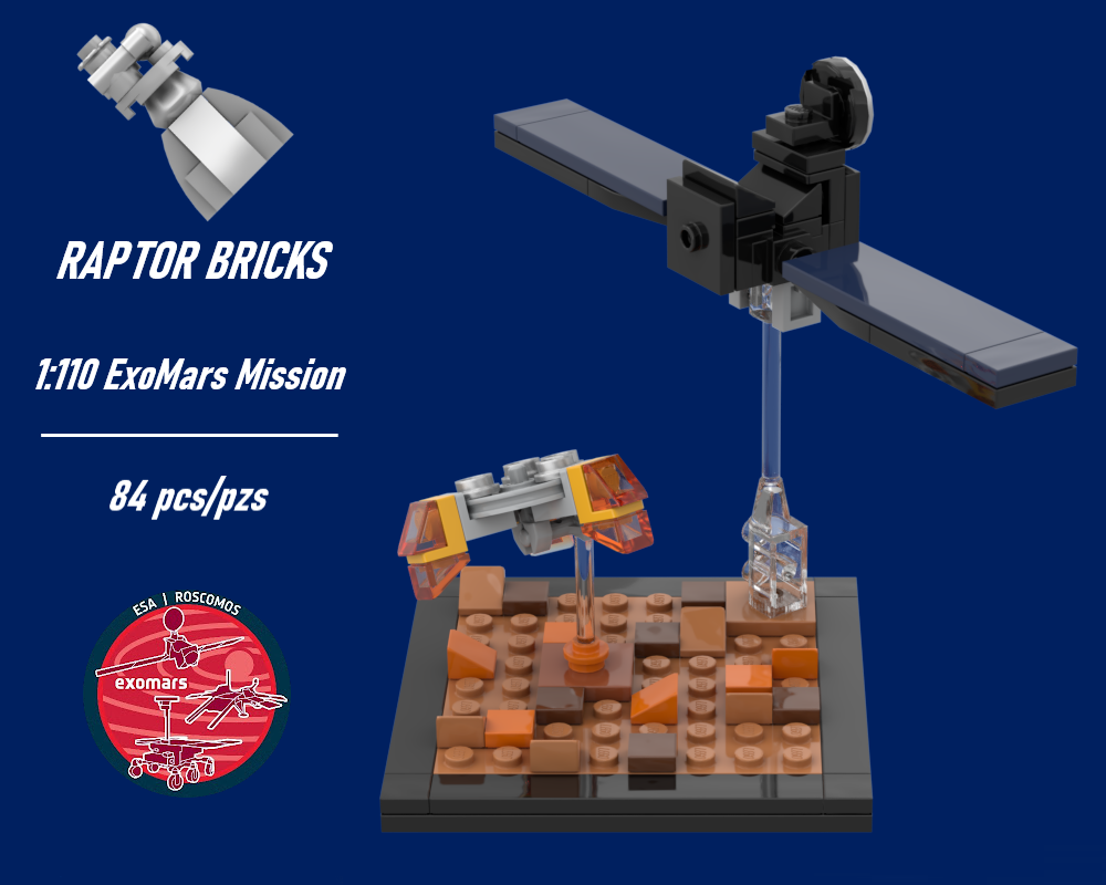 Lego 1:110 Scale ExoMars Mission