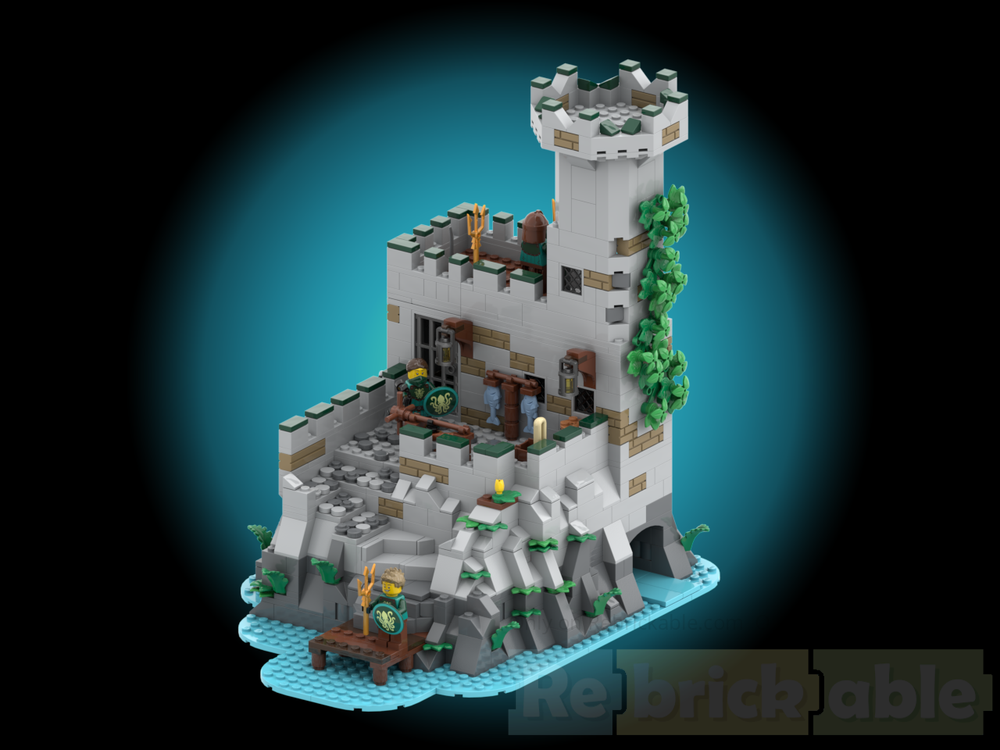 Lego Kraken prison island outpost