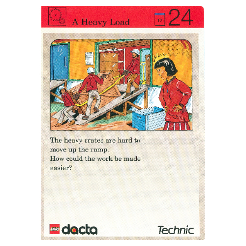 Lego Activity Card, Set 9603, Invention 24 - A Heavy Load / [No Color/Any Color]