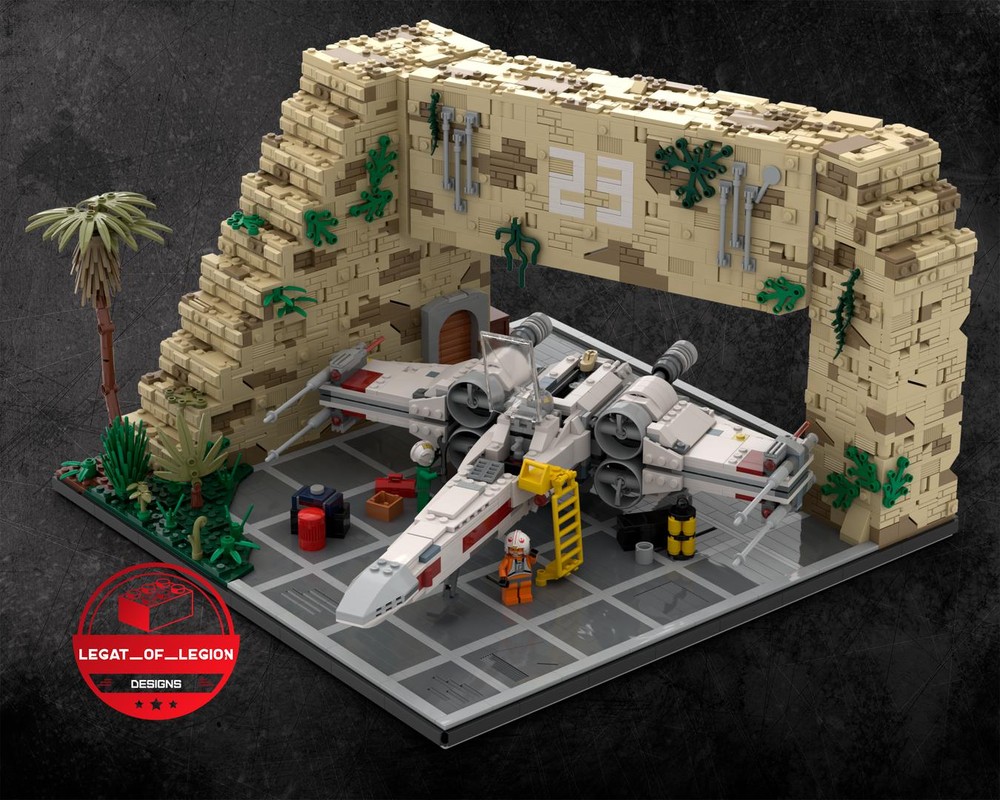 Lego SW Yavin VI Starfighter X Wing Hangar (75301 & 75218)