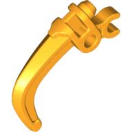 Lego Large Figure Weapon Claw, with Clip / Bright Light Orange