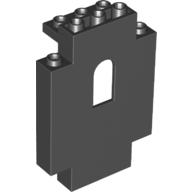 Lego Panel 2 x 5 x 6 Wall with Arched Window / Black