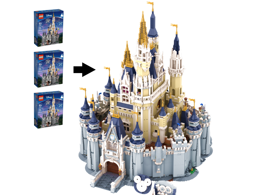 Lego 71040*3 Perfect castle