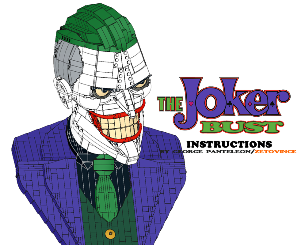 Lego Joker Bust