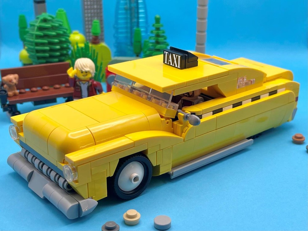 Lego 1950s Prime Planet Coupe - Taxi