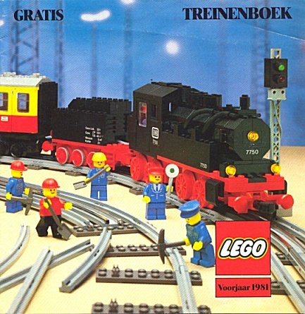 Lego 1981 Large Train Dutch Treinenboek (99780-NL)