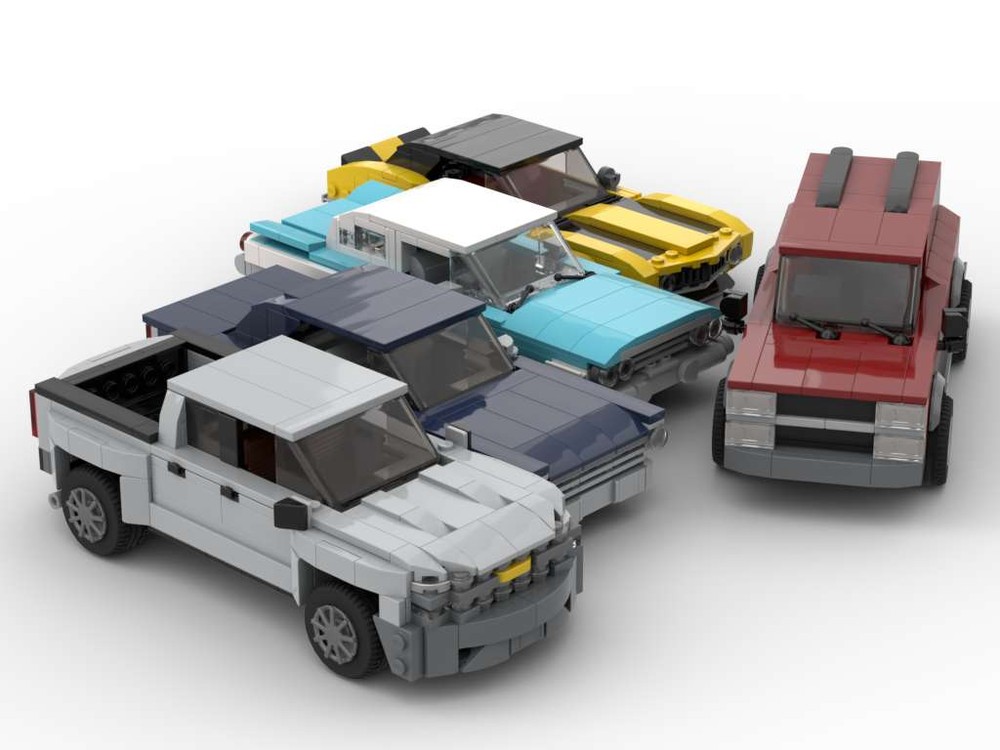Lego Bowtie Vehicle Pack - Set of Five Vehicles