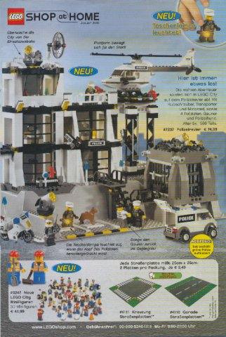 Lego 2005 Insert - World Club Magazine German - January