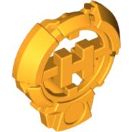 Lego Large Figure Chest Badge with 'H' Hero Factory Logo Design / Bright Light Orange