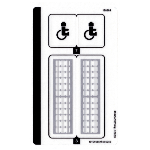 Lego Sticker Sheet 2 for Set 60423-1 / [No Color/Any Color]