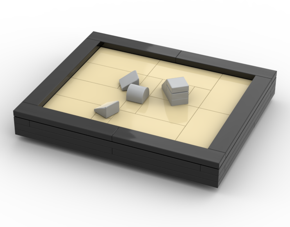 Lego Mini Sand Box Desk Display