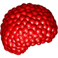 Lego Hair Bubble Style (Afro) / Red