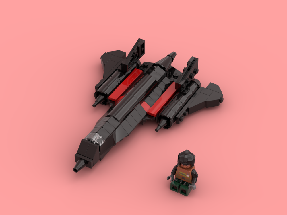 Lego SR-71_micro version