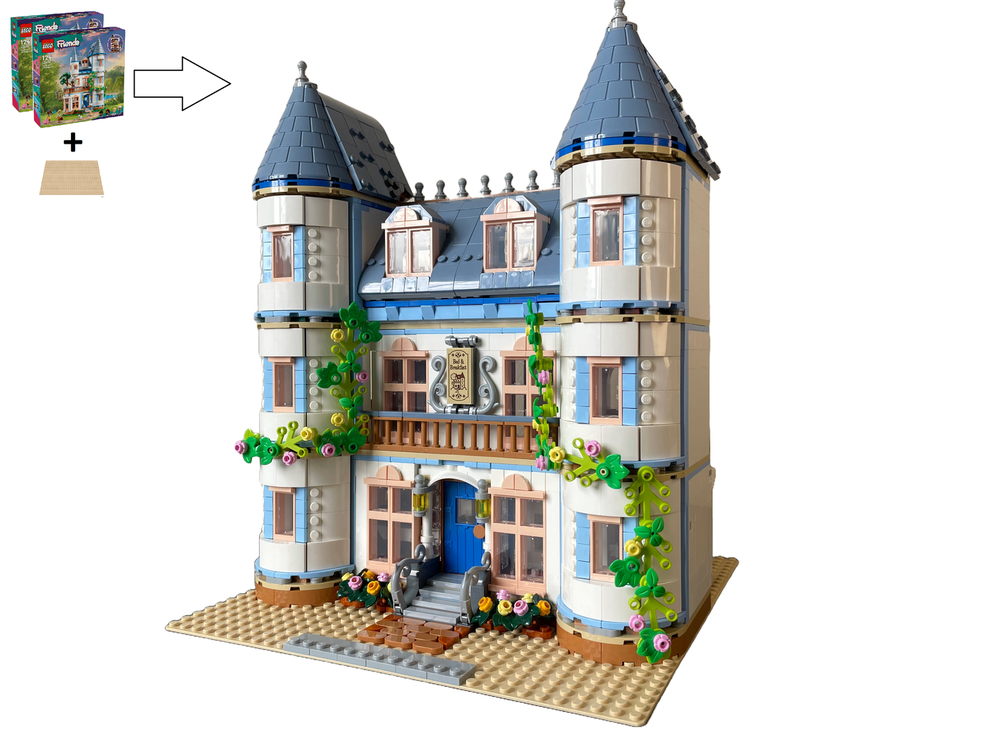 Lego Castle B&B Modular Alternate build of 2x42638 Bed & Breakfast