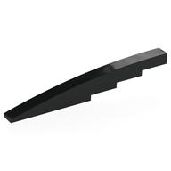 Lego Brick Curved 1 x 12 x 1 2/3 with Cutouts / Black