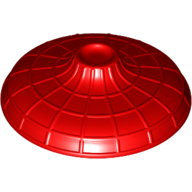 Lego Hat Conical Asian with Raised Center / Red